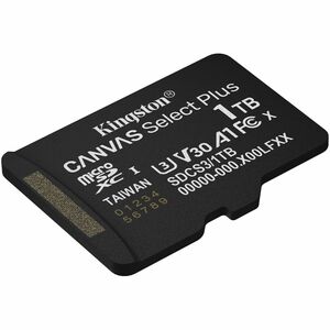 Kingston Canvas Select Plus 1 TB Class 10/UHS-I (U3) V30 microSDXC - 1