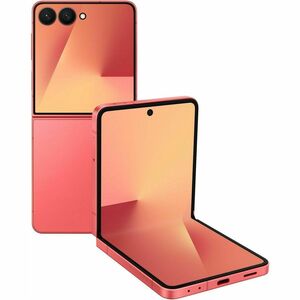 Samsung Galaxy Z Flip7 SM-F766U 256 GB Smartphone - 6.9" Flexible Folding Screen Dynamic AMOLED 2X Full HD Plus 2520 x 1080 - Deca-core (Cortex X5Single-core (1 Core) 3.30 GHz + Cortex A725 Dual-core (2 Core) 2.74 GHz + Cortex A725 Penta-core (5 Core) 2.36 GHz + Cortex A520 Dual-core (2 Core) 1.80 GHz) - 12 GB RAM - Android 16 - 5G - Coral Red