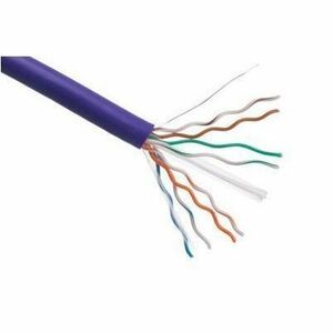 Axiom CAT6A Bulk Cable Spool 1000FT (Purple)