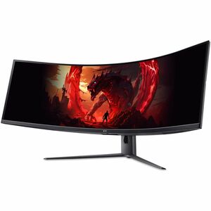 Acer Nitro EI491CUR J0 49" Class Gaming LCD Monitor - 32:9 - Black