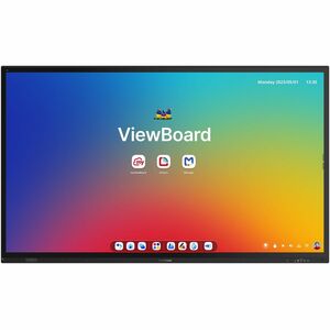 ViewSonic ViewBoard IFP8663 86" PCAP 4K 16:9 Android EDLA-certified interactive flat panel display with integrated microphone and USB-C