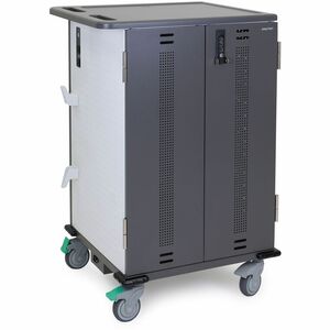 Ergotron YES30 Adjusta Charging Cart, Pre-wired with Thirty 65W USB-C Adapters