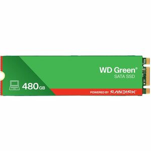 WD Green WDS480G3G0B 480 GB Solid State Drive - M.2 2280 Internal - SATA (SATA/600)