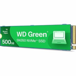 WD Green SN350 WDS500G2G0C-00CDH0 500 GB Solid State Drive - M.2 2280 Internal - PCI Express NVMe (PCI Express NVMe 3.0) - Green