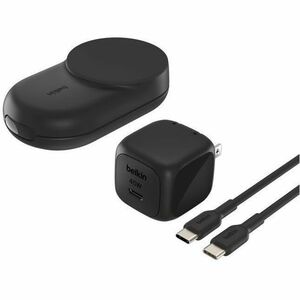 Belkin 25W 3-in-1 Wireless Foldable Magnetic Qi2 Charging Pad for Smartphone, Airpods, Smartwatch - Black