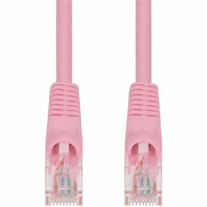 AddOn 35ft Pink CAT 6 PVC Ethernet Cable Snagless Bubble Boot RJ-45 M/M