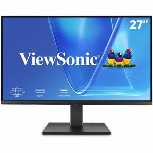 ViewSonic VG2751 27 Inch 1080p Monitor, IPS Display with 100Hz for Smooth Home and Office Productivity, Full Ergonomic Adjustability, 4-Port USB Hub, HDMI, DisplayPort, and USB-C Inputs