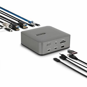 StarTech Thunderbolt 5 Universal Docking Station, Multi-Display Hub, 8K 60Hz / 4K 144Hz, 120Gbps Bandwidth Boost, 140W PD, USB 10Gbps