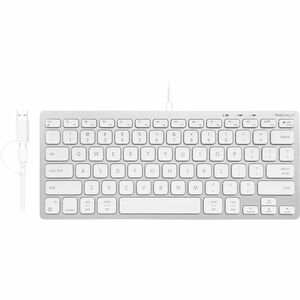 Macally Compact Mac Keyboard with Dual Plug