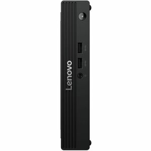 Lenovo V100q 13GE001QUS Desktop Computer - Intel Core N-series i3-N305 - 16 GB - 256 GB PCI Express NVMe 4.0 x4 SSD - Tiny - Black