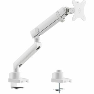 Amer Mounts HYDRA1B-W (V2) Mounting Arm for Monitor, Flat Panel Display, Curved Screen Display - White