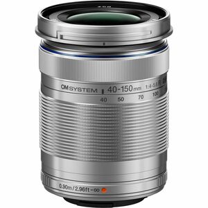 OM Digital Solutions M.ZUIKO DIGITAL V335390SW000 - 40 mm to 150 mm - f/5.6 - f/4 - Telephoto Zoom Lens for Micro Four Thirds