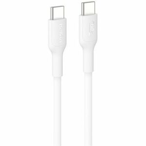 Belkin BoostCharge USB-C to USB-C Cable 60W, 6.6ft/2m, White