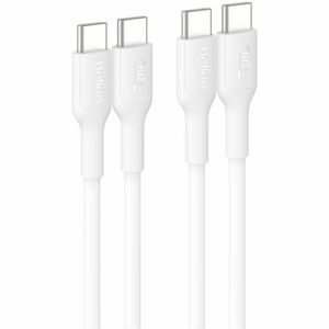 Belkin USB-C to USB-C Cable 60W, 3.3ft/1m, Pink, 2-pack