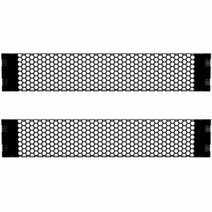 IOGEAR 2U Tool-less Vented Blanking Panel (2-Pack)