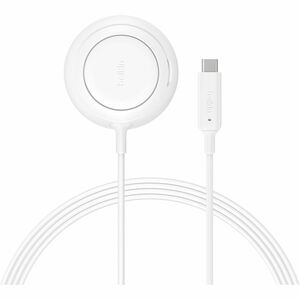 Belkin 25W Compact Wireless Magnetic Charging Stand for Smartphones - Magsafe and Qi2 Compatible - White