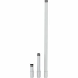 AXIS TP3908-E Mounting Pipe for Surveillance Camera - White - Horizontal/Vertical