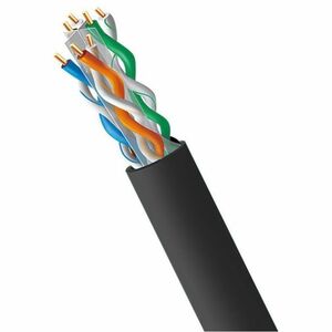 4XEM Cat 6A 1000ft (305 m) Riser Bulk cable (Black)