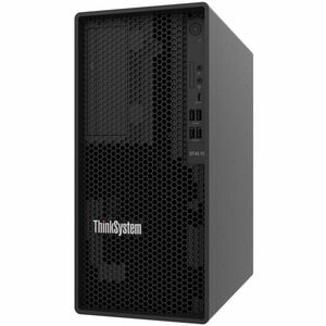 Lenovo ThinkSystem ST45 V3 7DH5A02WNA Tower Server - 1 x AMD EPYC 4124P 3.80 GHz - 16 GB RAM - Serial ATA/600 Controller