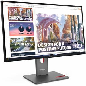 Lenovo ThinkVision P27QD-40 27" Class WQHD LED Monitor - 16:9 - Raven Black