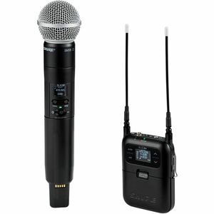 Shure Portable Digital Wireless System with SM58 Cardioid Dynamic Microphone