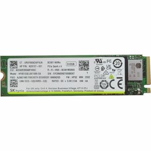 HPI - RPB Certified Parts Value 512 GB Solid State Drive - M.2 2280 Internal - PCI Express NVMe (PCI Express NVMe 4.0 x4)