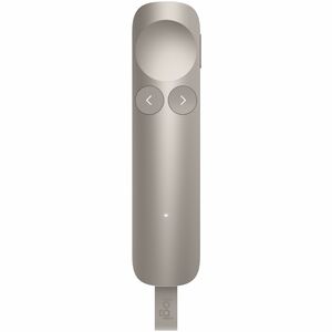 Logitech Spotlight 2 Presentation Remote, Wireless Presentation Clicker with Haptics, Digital Highlighting, Customizable Actions, Laser Pointer, Quick Charge, Bluetooth&reg;, and USB-C, Sand