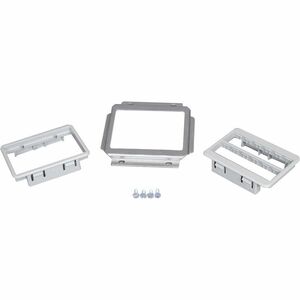 Wiremold Multiplex Faceplate Series Single Opening Faceplate with Adapters