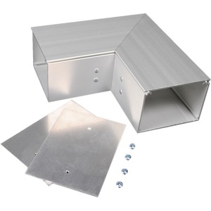 Wiremold ALA3811 Flat Elbow Fitting - Aluminum - TAA Compliant