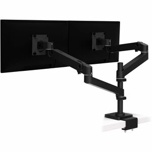 Ergotron Mounting Arm for Monitor, LCD Display, Display - Black