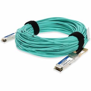 AddOn Cisco QSFP-100G-AOC20M to NVIDIA/Mellanox MFA1A00-C020 Compatible TAA Compliant 100GBase-AOC QSFP28 to QSFP28 Active Optical Cable (850nm, MMF, 20m)
