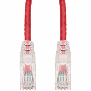 AddOn 20ft Red CAT 5E PVC Ethernet Cable Snagless Easy Clear Boot TAA RJ-45 M/M