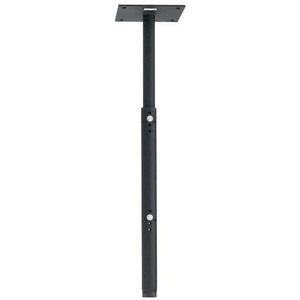 Chief 8" Ceiling Plate with 1.5" NPT 24-46" Extension Column - Black