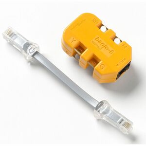 Fluke Networks 6-Wire In-Line Modular Adapter with K-Plug