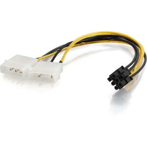 C2G 10in One 6-pin PCI Express to Two 4-pin Molex Power Adapter Cable