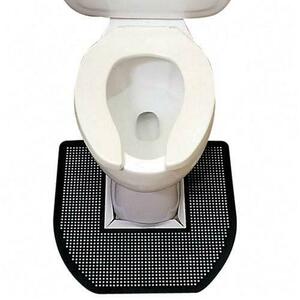 Floor Mat, Commode, Disposable, Charcoal Black
