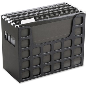 Realspace Plastic Weave Bin Large Size Black - Office Depot