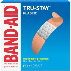 BAND-AID TRU-STAY Clear Strips COMFORT-FLEX Bandages (Assorted