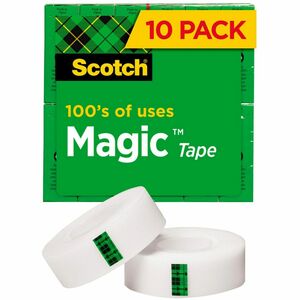 Scotch Magic Tape 3/4 in x 1000 in, 2 CT