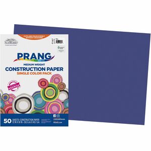 CONSTRUCTION PAPER, 12x18 - 50 ct. white