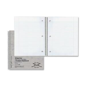 Notebook,1-Sub,3HP,80 Shts,Wide Ruled,11x8-7/8 ,Assorted