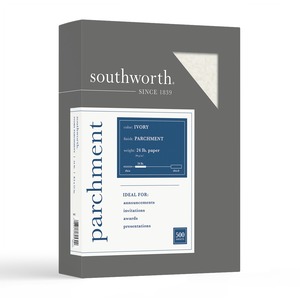 Southworth 100% Cotton Linen Resume Paper Blue 32 lbs. 8-1/2 x 11 100/Box  83514870147