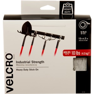 Velcro Brand 90198 Sticky Back Industrial Strength Hook And Loop Fastener  White 15 Foot By 2 Inch: Hook & Loop Fastener Rolls (075967901981-1)