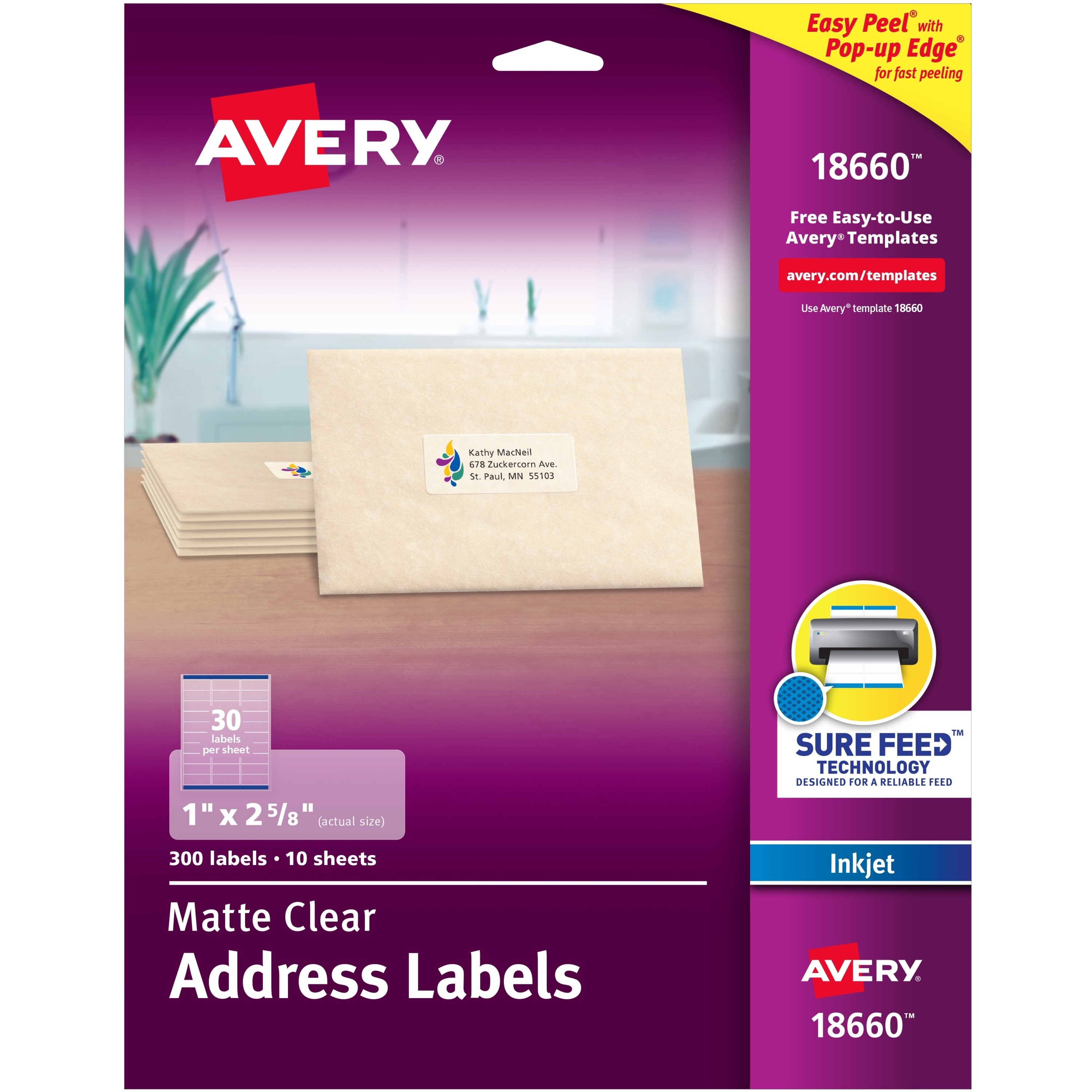 Avery 18660, Avery Mailing Label, Ave18660, Ave 18660 - Office Supply Hut