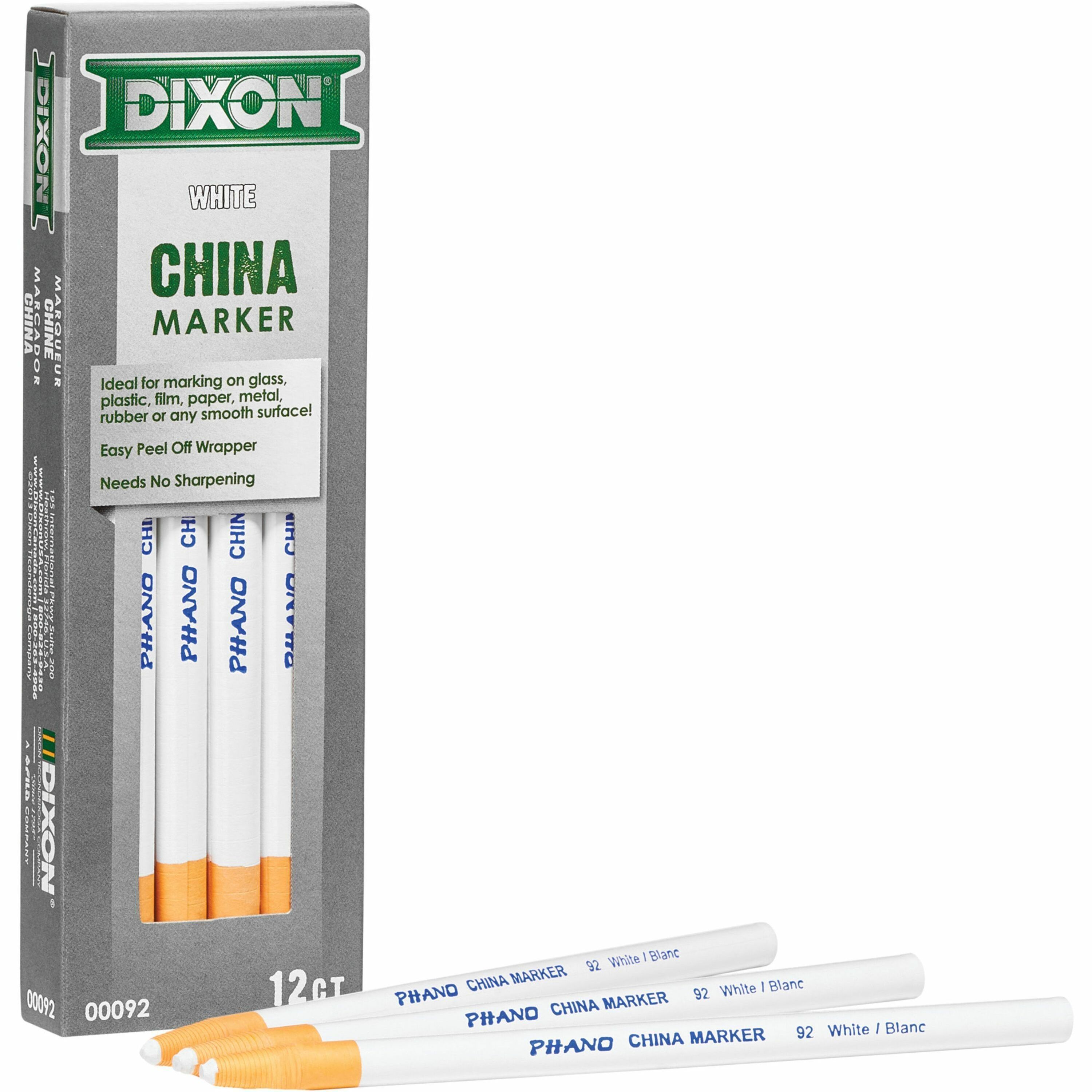 Dixon 12ct China Marker - Black