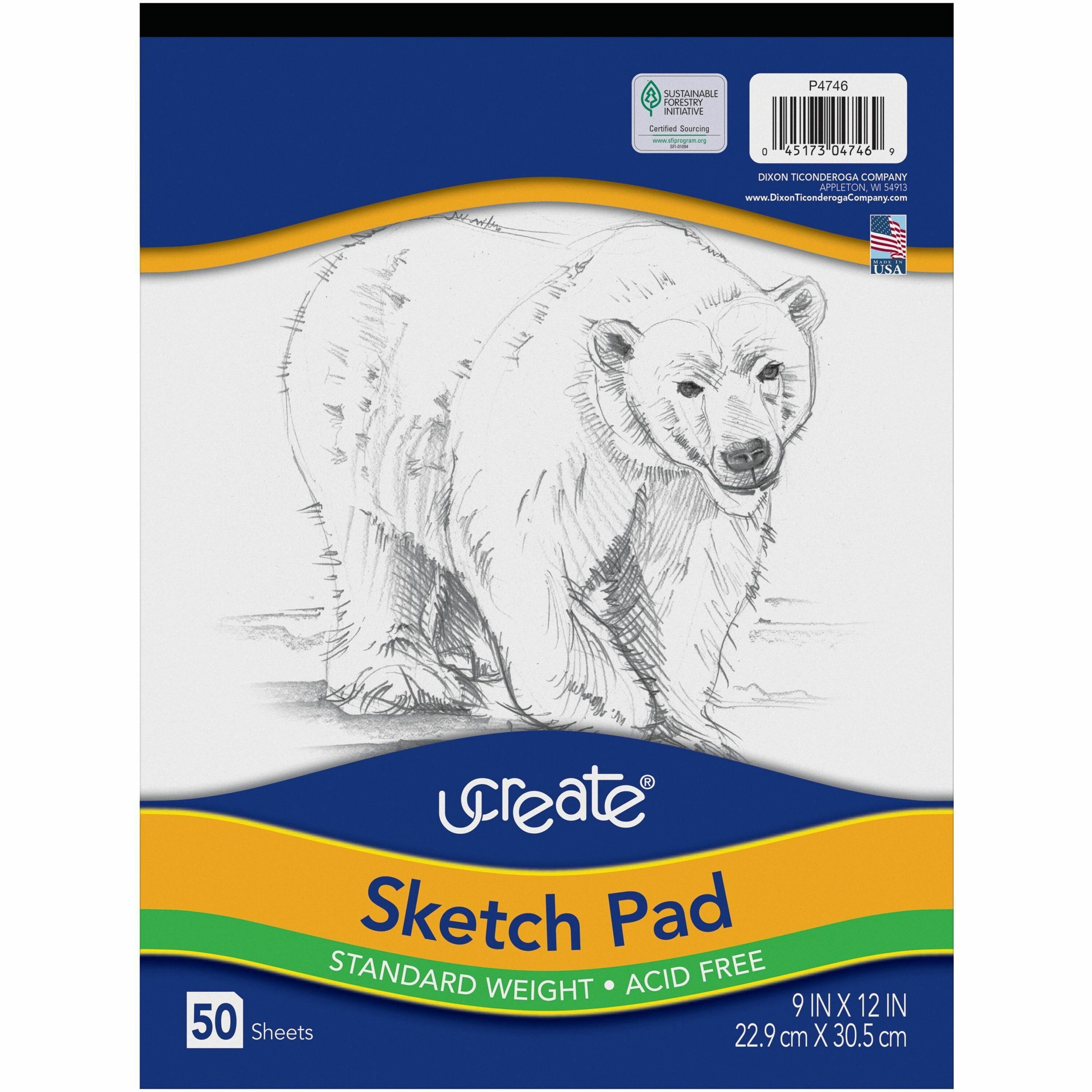 UCreate Medium Weight Sketch Pads