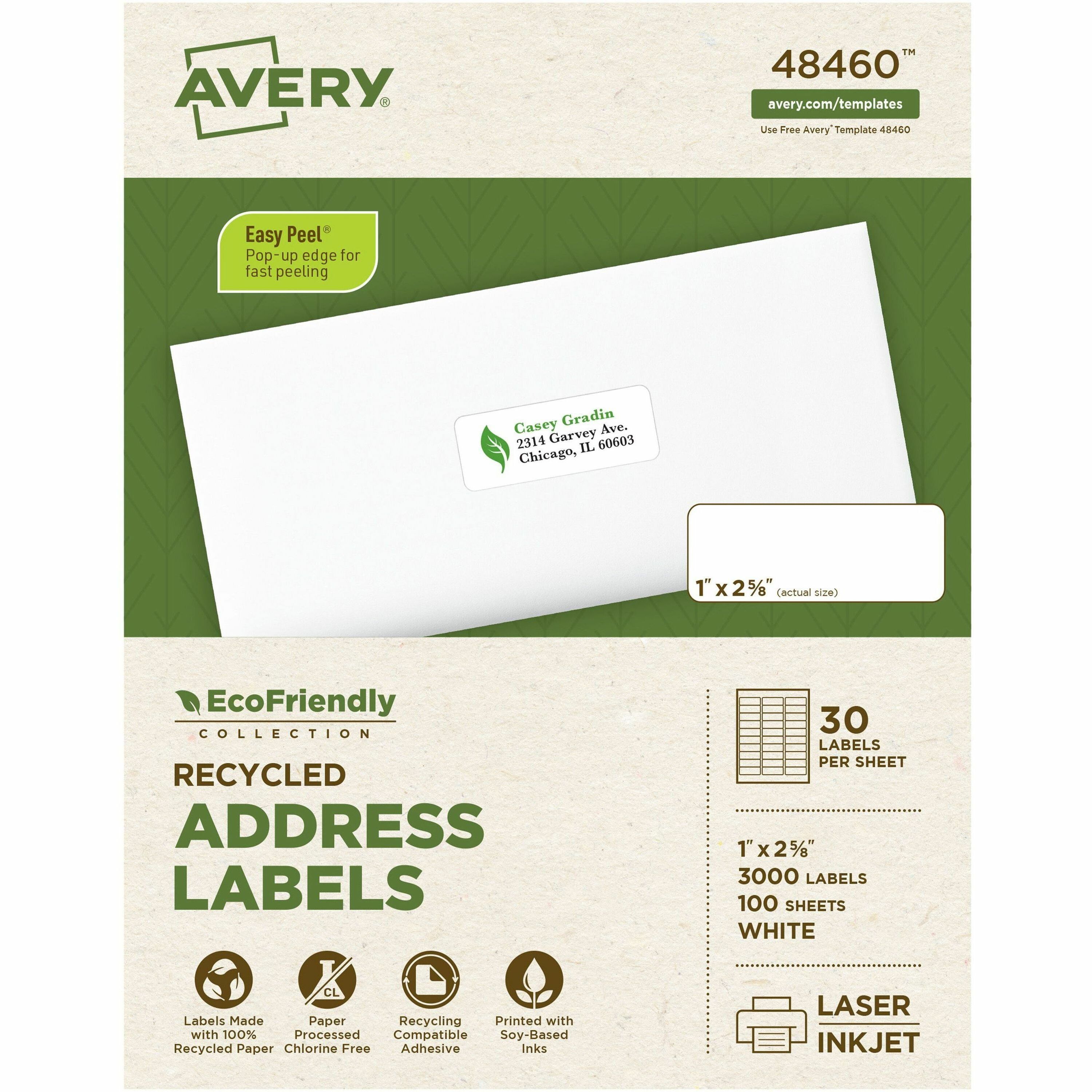 Avery® EcoFriendly Address Labels 1