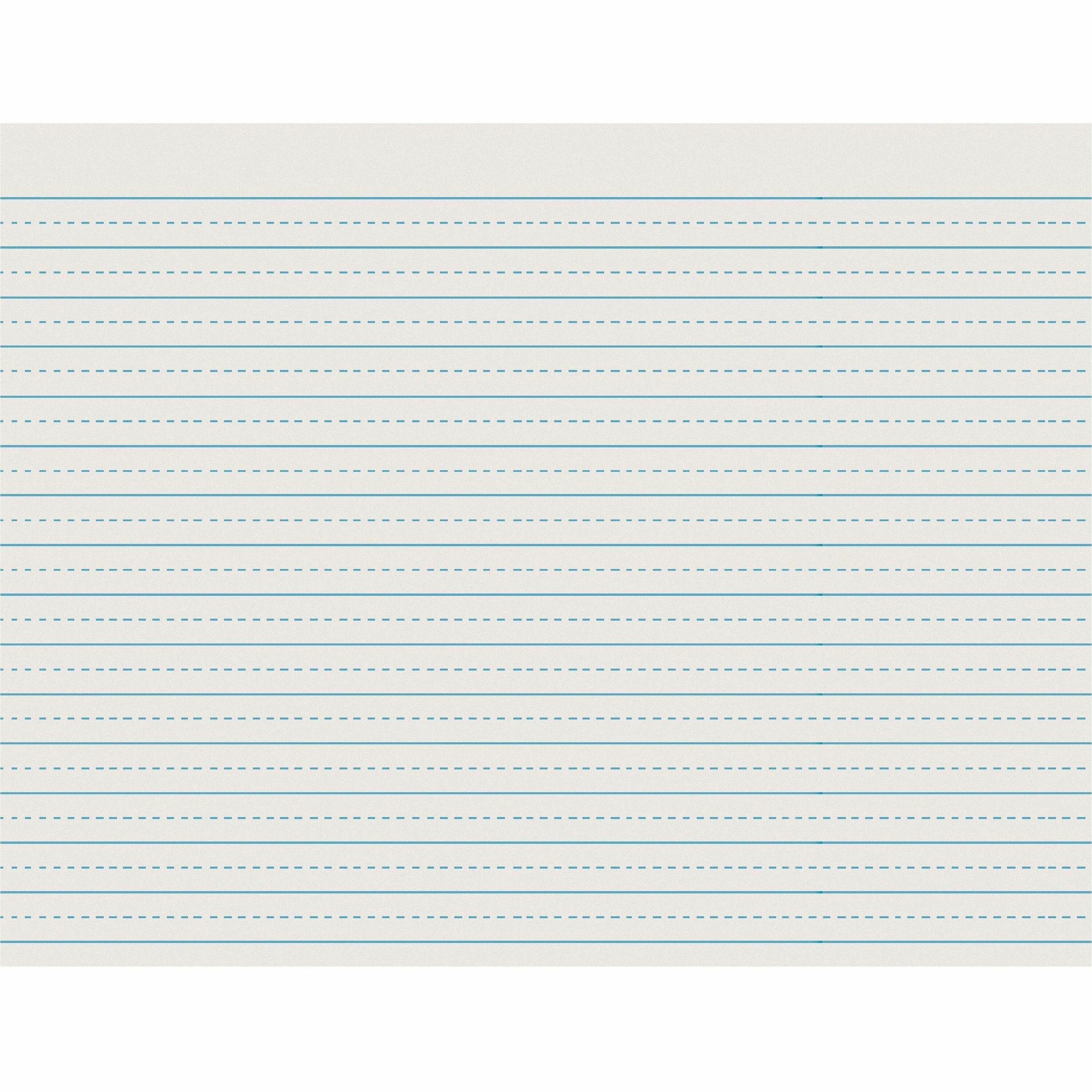 Pacon Alternate Dotted Ruled Newsprint - Letter