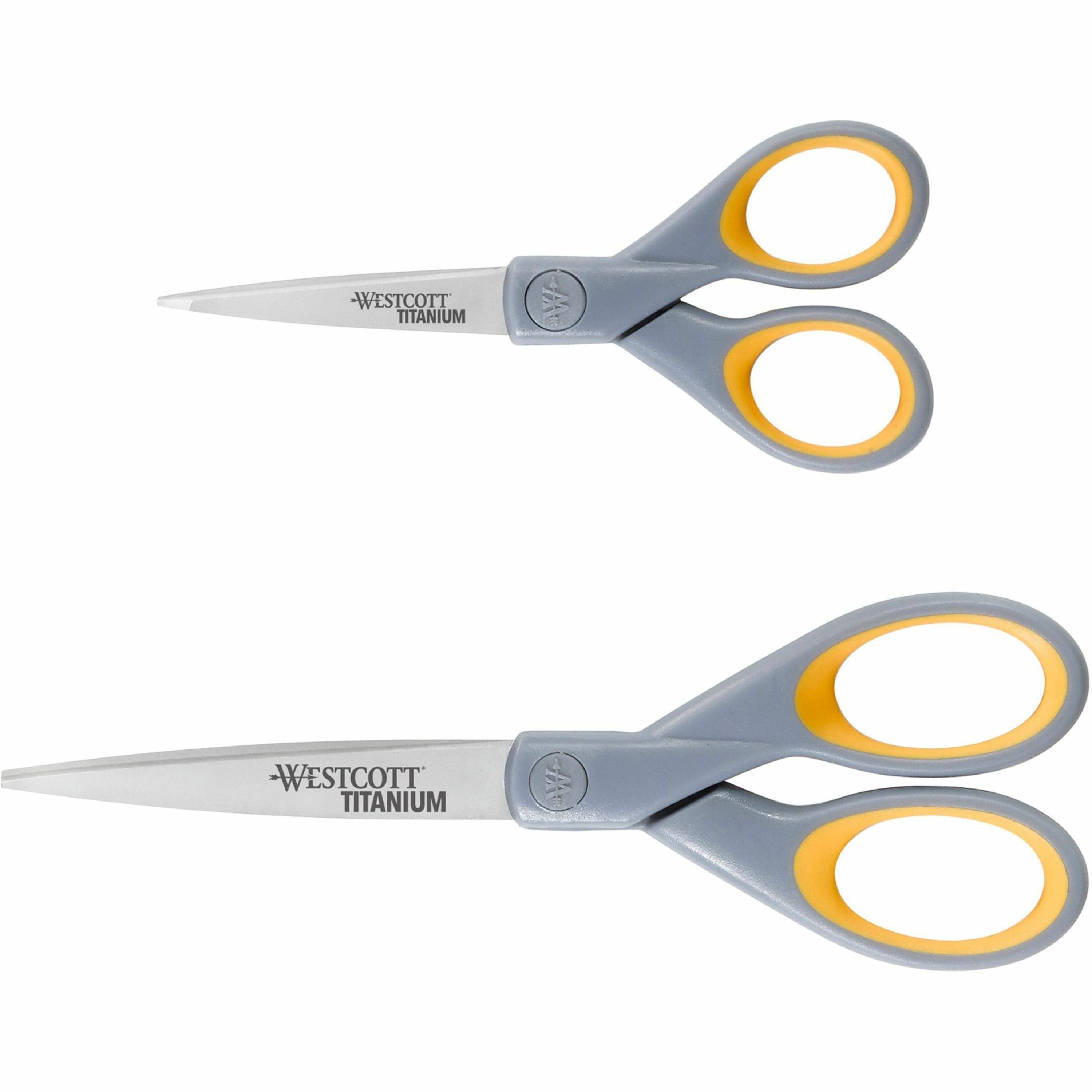 Sparco 5 Kids Pointed End Scissors, Red