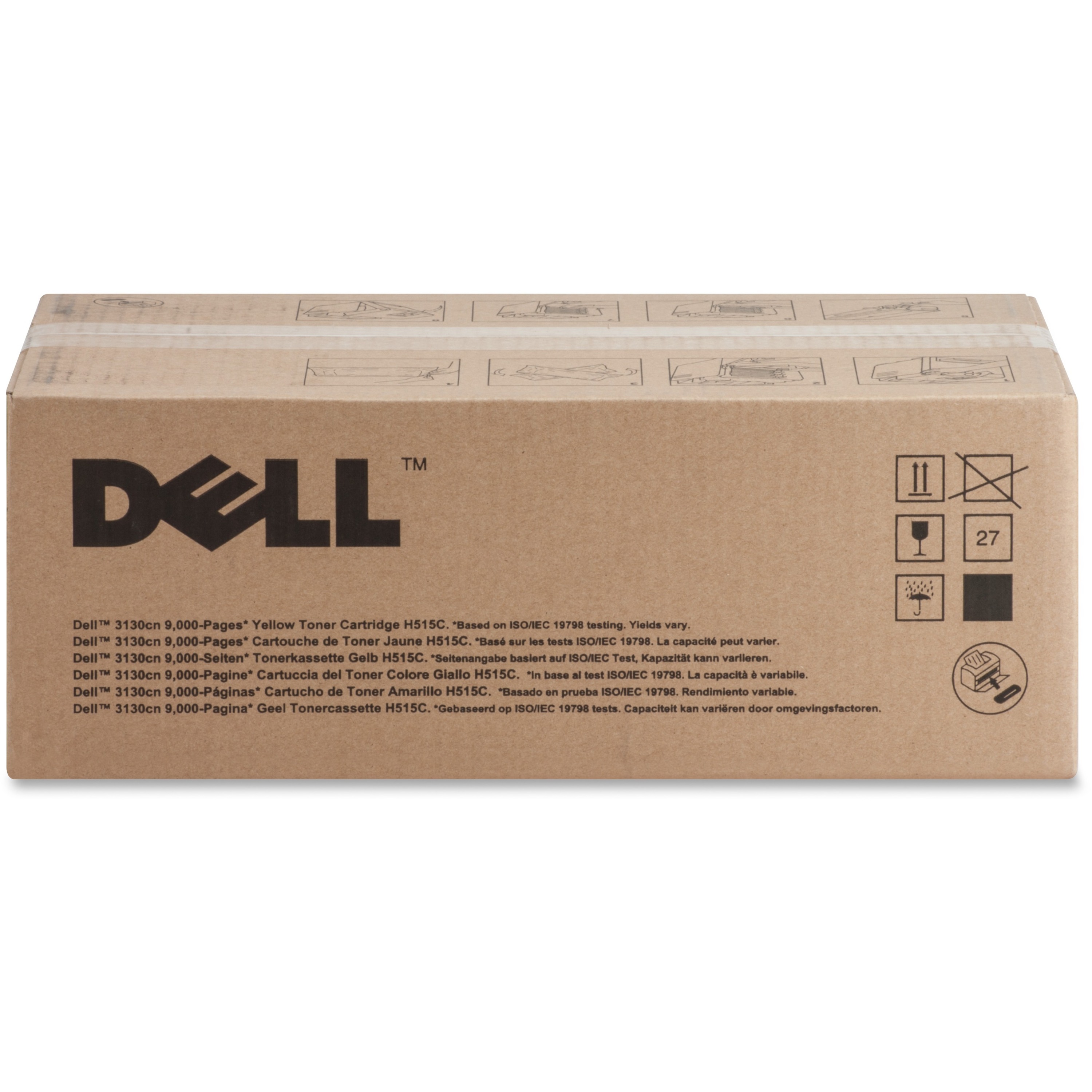 Dell H515C Original Laser Toner Cartridge - Yellow - 1 Each